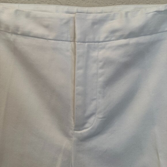 Coldwater Creek Natural Fit 10P White Slacks - Picture 2 of 5